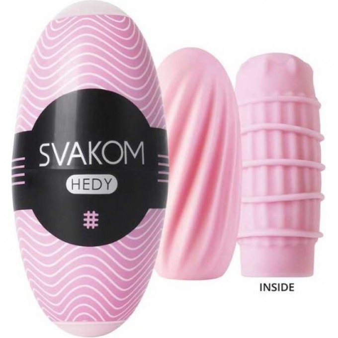 Мастурбатор SVAKOM HEDY розовый SSMC02-PINK_One Мастурбатор SVAKOM HEDY розовый SSMC02-PINK_One