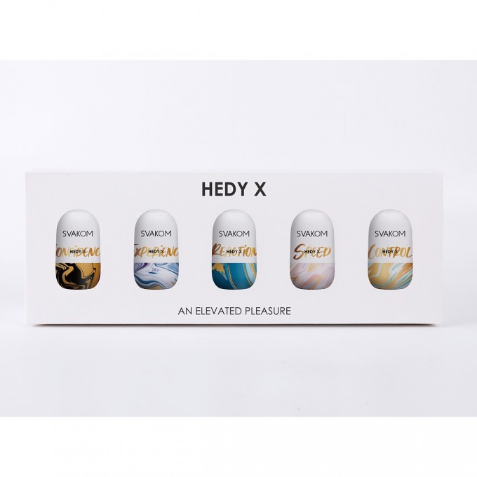 Набор из 5 мастурбаторов с разной формой SVACOM HEDY X5 MIXED SL42A Набор из 5 мастурбаторов с разной формой SVACOM HEDY X5 MIXED SL42A